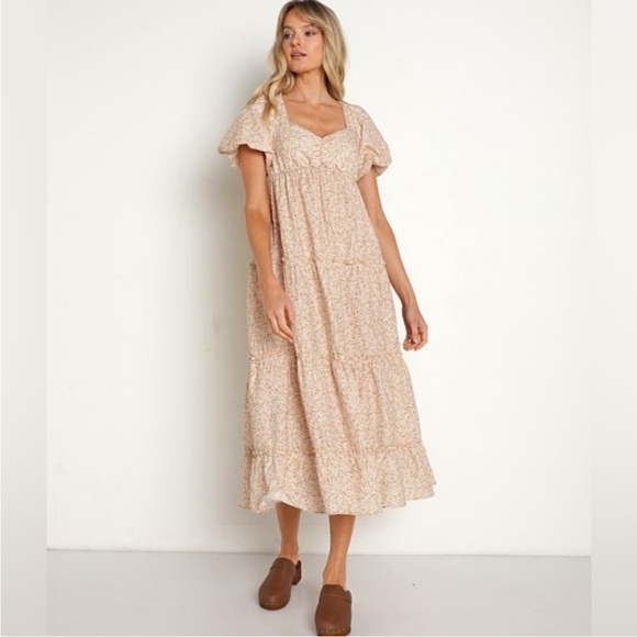 Show Me Your MuMu Dresses & Skirts - Show Me Your Mumu Odette Midi Dress Ditsy Daisy Floral Cottagecore Coquette